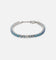 Saint Morta Round Cut Tennis Bracelet Iced White Gold
