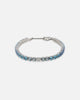 Saint Morta Round Cut Tennis Bracelet Iced White Gold
