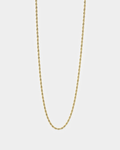 Saint Morta 2mm Rope Chain Gold