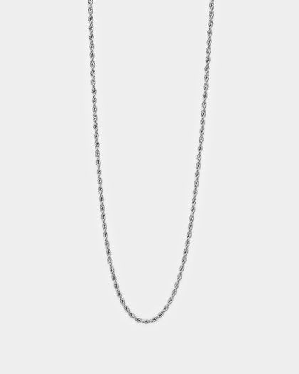 Saint Morta 2mm Rope Chain White Gold