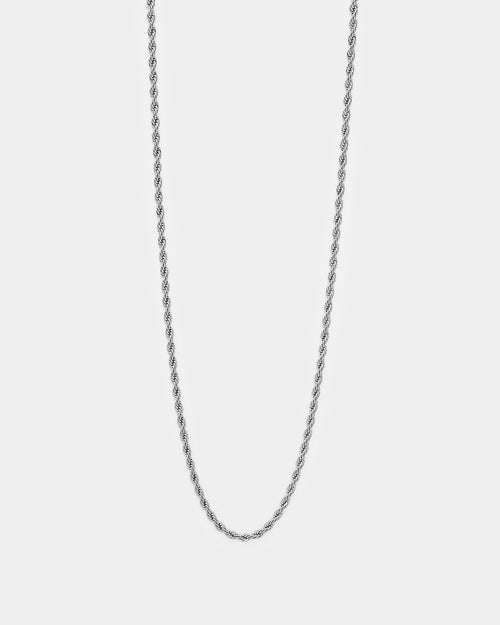 Saint Morta 2mm Rope Chain White Gold