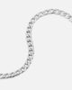 Saint Morta 3mm Smooth Cut Cuban Chain White Gold