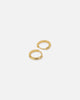 Saint Morta Classic Hoop Earring Gold