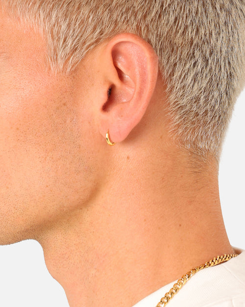 Saint Morta Classic Hoop Earring Gold