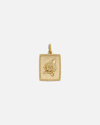 Saint Morta Rose Pendant Gold