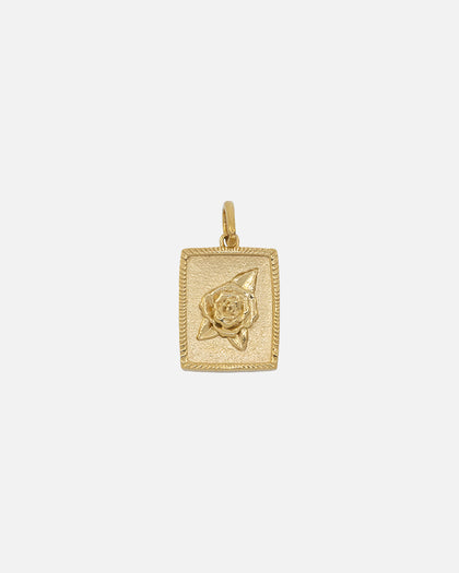 Saint Morta Rose Pendant Gold