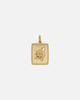 Saint Morta Rose Pendant Gold