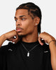 Saint Morta Carved Tag Necklace White Gold