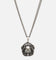 Saint Morta Skull And Roses Necklace Stainless Steel