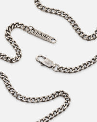 Saint Morta Skull And Roses Necklace Stainless Steel