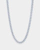Saint Morta 5mm Cuban Chain White Gold