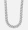 Saint Morta 18" 14mm Iced Interlink Chain Iced White Gold