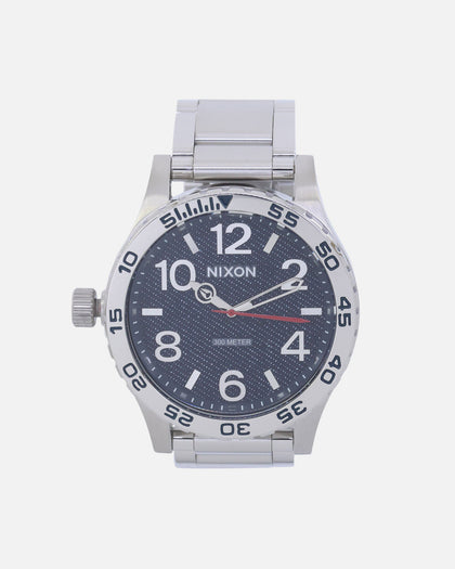 Nixon 51-30 Watch Silver/Denim