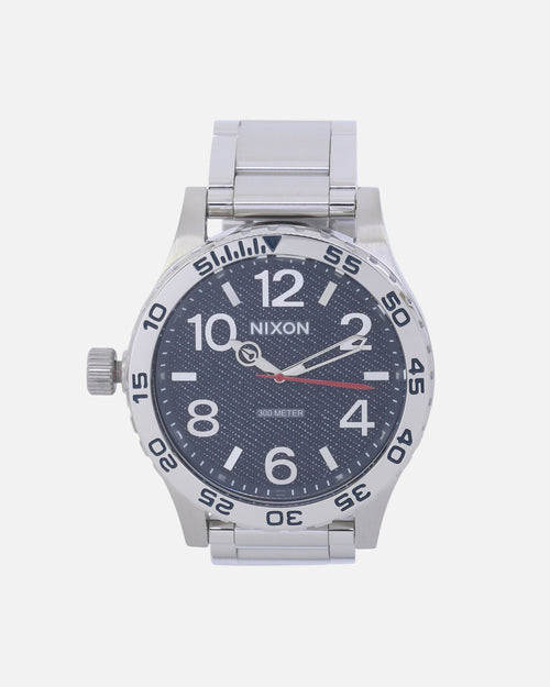 Nixon 51-30 Watch Silver/Denim