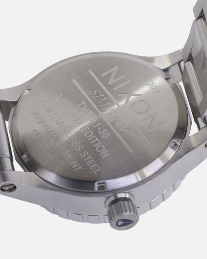 Nixon 51-30 Watch Silver/Denim