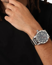 Nixon 51-30 Watch Silver/Denim