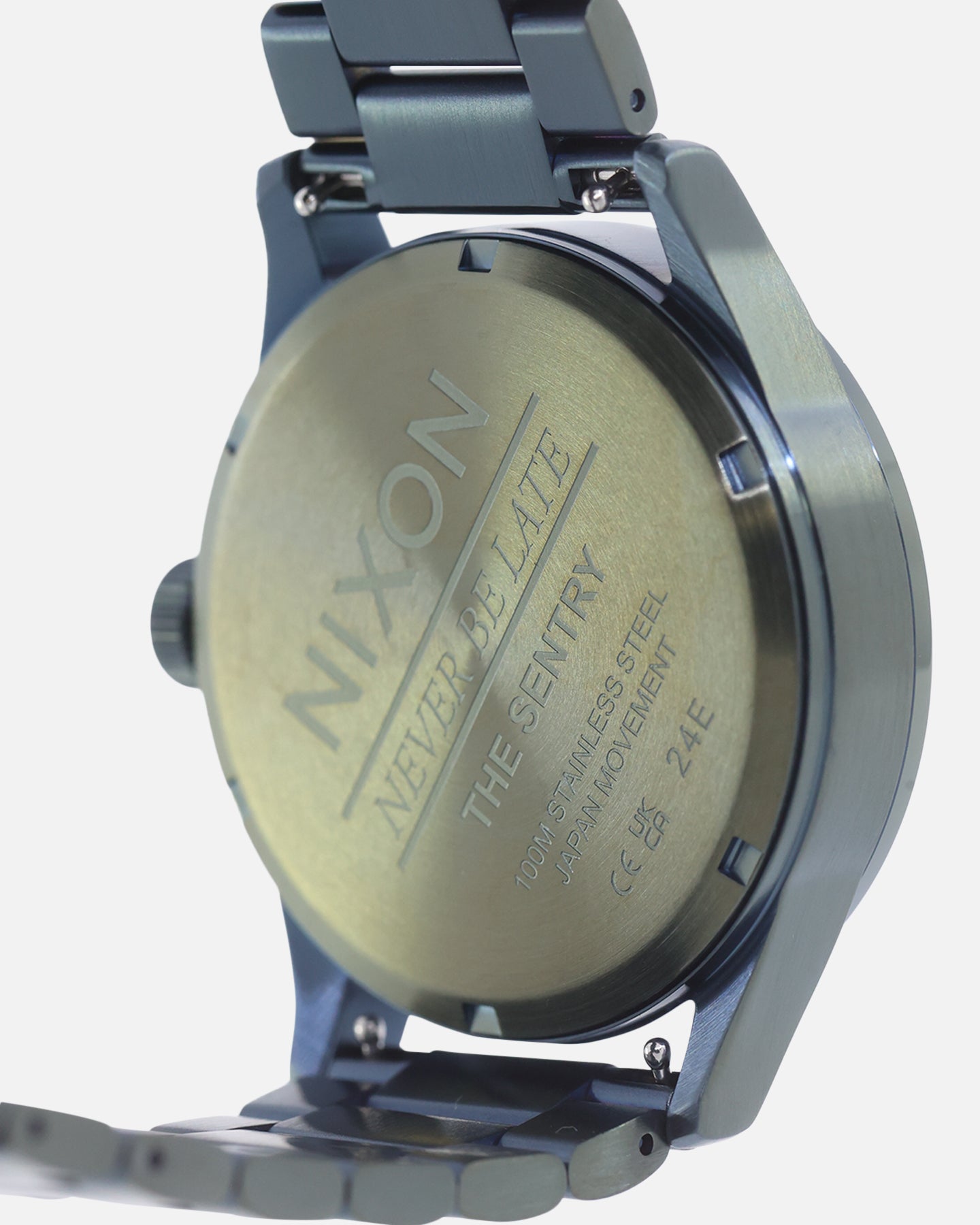 Nixon Sentry Stainless Steel Dark Olive/Black | Culture Kings US