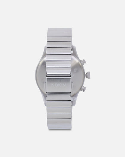 Nixon Station Chrono Watch Silver/Indigo