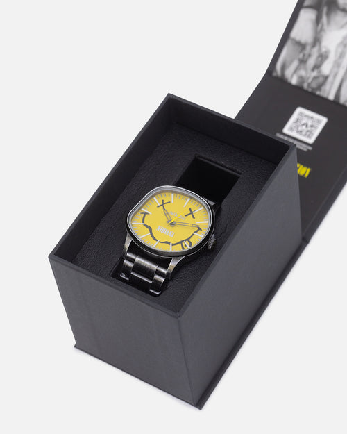 Nixon X Nirvana Sentry Wobble Watch Yellow Nirvana