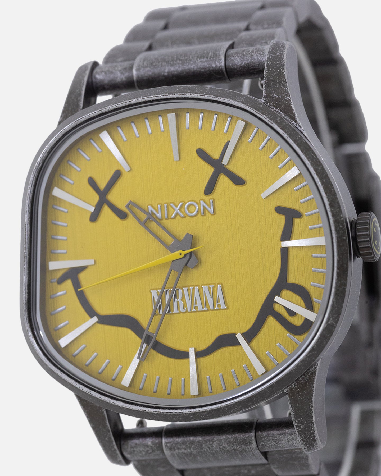 Nixon X Nirvana Sentry Wobble Watch Yellow Nirvana | Culture Kings US