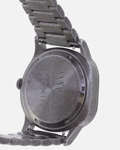 Nixon X Nirvana Sentry Wobble Watch Yellow Nirvana