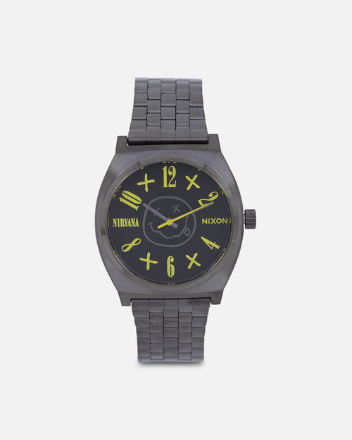 Nixon X Nirvana Time Teller Watch Black Nirvana