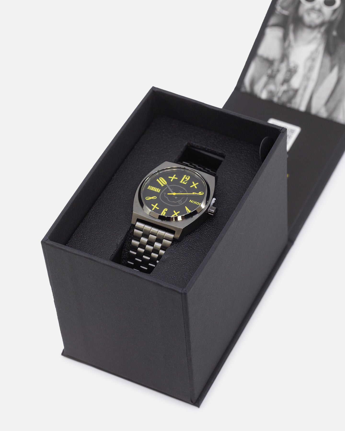Nixon X Nirvana Time Teller Watch Black Nirvana | Culture Kings US