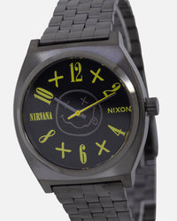Nixon X Nirvana Time Teller Watch Black Nirvana