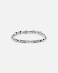 Guess Mainline Women's Arm Party Tennis Bracelet Silver