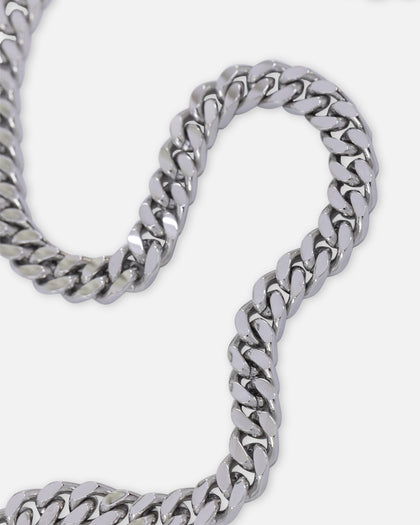 Guess Mainline Link City 21" Diamond Cut 6mm Chain Silver