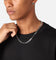 Guess Mainline Link City 21" Diamond Cut 6mm Chain Silver