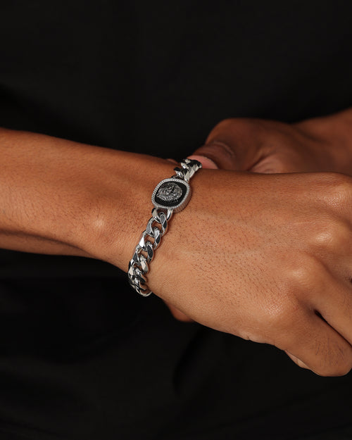 Guess Mainline Lion King Bracelet Silver