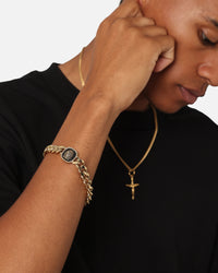 Guess Mainline Lion King Bracelet Gold