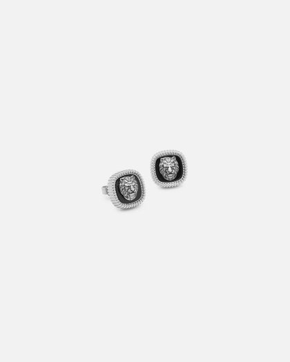 Guess Mainline Lion King 13mm Earrings Silver