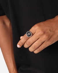 Guess Mainline Lion King Ring Silver