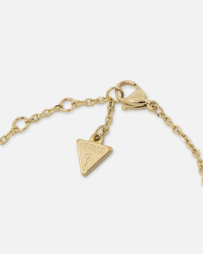 Guess Mainline Women's Modern Love Central Knot Bracelet Yellow Gold