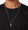 Guess Mainline South Alameda G Coin & Dagger Necklace Yellow Gold