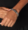 Guess Mainline South Alameda Shield Tag Bracelet Silver