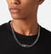 Guess Mainline Vegas 21" Guess Logo 7mm Necklace Silver
