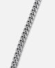 Saint Morta 10mm Cuban Chain White Gold