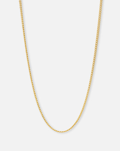 Saint Morta 2.7mm Diamond Curb Chain Gold