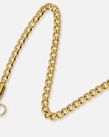 Saint Morta 2.7mm Diamond Curb Chain Gold