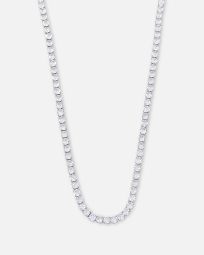 Saint Morta 5mm Tennis Chain Iced White Gold