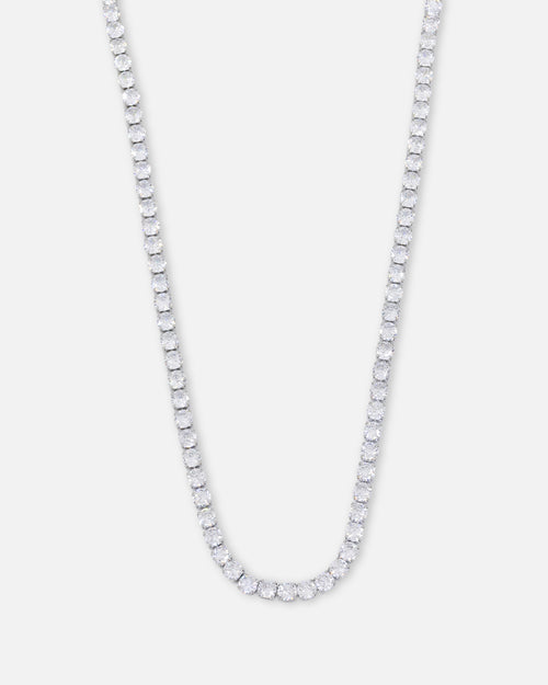 Saint Morta 5mm Tennis Chain Iced White Gold