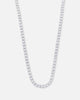 Saint Morta 5mm Tennis Chain Iced White Gold