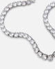 Saint Morta 5mm Tennis Chain Iced White Gold