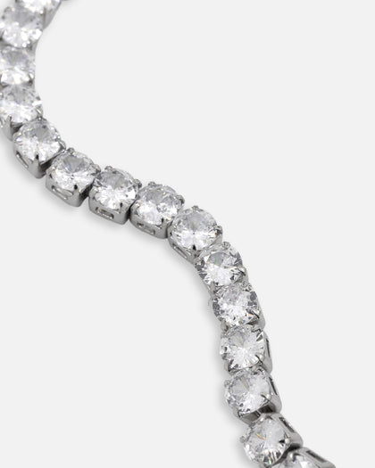 Saint Morta 5mm Tennis Chain Iced White Gold