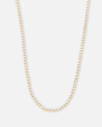 Saint Morta Landscape Baguette Chain Iced Gold