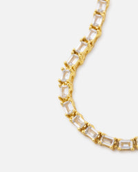 Saint Morta Landscape Baguette Chain Iced Gold