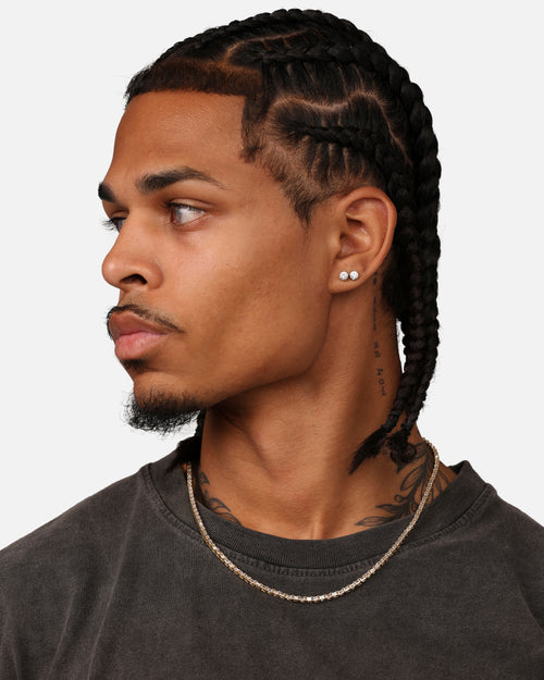 Saint Morta Landscape Baguette Chain Iced Gold